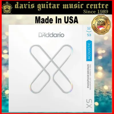 Daddario 12-53 Light Coated Acoustic Guitar Strings XSAPB1253 Made In USA