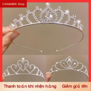 CS Cô Dâu Vương Miện Vàng Đám Cưới Phụ Kiện Tóc Pha Lê Rhinestone Cô Dâu Đám Cưới Vương Miện Và Vương Miện Mũ sắt Tóc Trang Trí