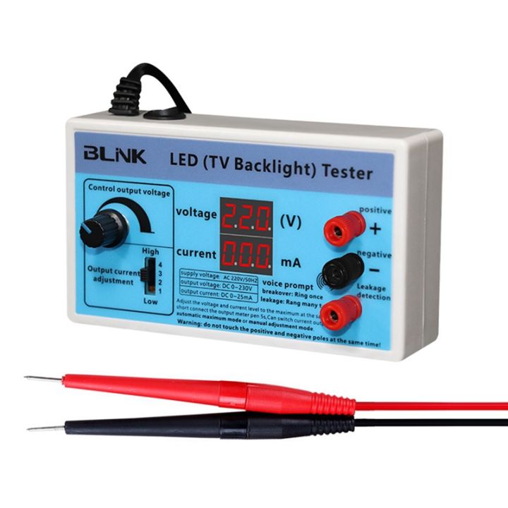 TV Backlight Tester Meter 0-230V Output Multipurpose LED Lamp Strip ...