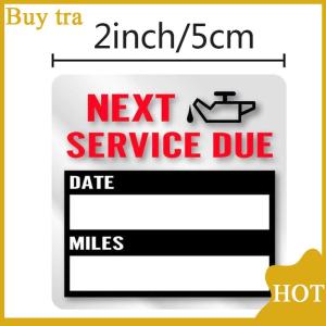 [Buytra] 100pcs roll Oil Change Service Reminder Stickers Window Sticker Car Sticker