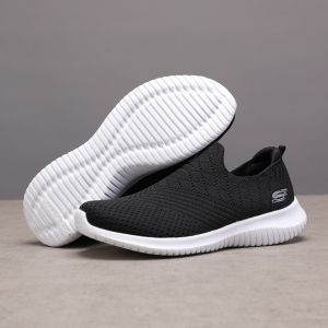 Giày chạy bộ Skechers Untra Flex II 149426 cho nữ màu đen đế trắng