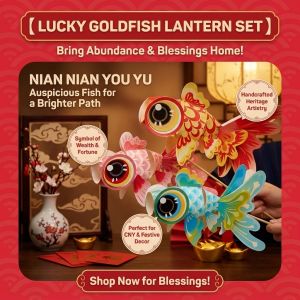 DIY Goldfish Lantern Mid Autumn Lantern Handmade Craft Kit Lucky Fish DIY Lantern Decor Festival Party Home Decoration Gift for Kids Adults