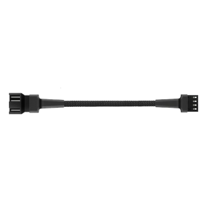 4Pin PC Fan Extension Wire Featuring Nylon Meshed Protections And Speed Controls Universals Compatibility