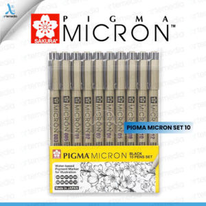 Sakura Pigma Micron Set 10 Pigment Ink Drawing Pen