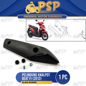 Pelindung Knalpot Beat New Fi (2012) - Cover Tutup Penutup Tameng Pengaman Muffler Exhaust Kenalpot