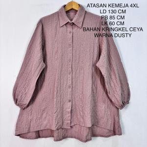 Atasan Kemeja Jumbo Ld 130 Cm Model Kekinian - Ceya Top