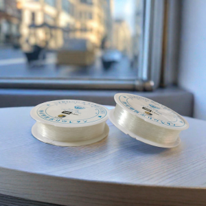 DIY Buatan Tangan Garis Manik-Manik Tangan Gelang Kalung Garis Manik-Manik Garis Elastis Transparan Jepang Perhiasan Garis Kristal Tahan Aus Garis Perhiasan Manik-Manik