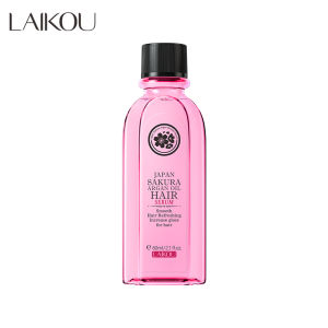 LAIKOU Japan Sakura Argan Hair Serum Nourishing Repair Split Ends Hair Essence (60ml/100ml)