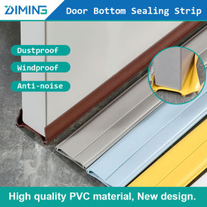 95CM Long Flexible Door Bottom Sealing Twin Draft Dodger Guard Silicone Rubber Door Stop Insect Sound Proof Noise Stopper Dust Proof Window Weather Strip