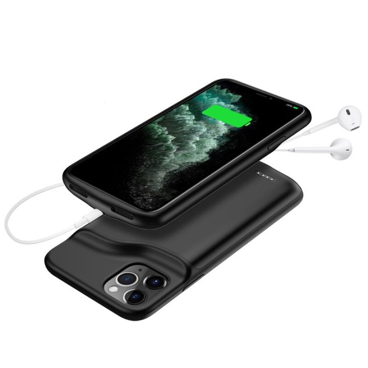 Battery Case 6000mAh External Power Bank Charging Cover For iPhone