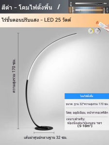 โคมไฟตั้งพื้น LED แบบเรียบง่าย สร้างสรรค์ สำหรับห้องนั่งเล่น ห้องนอน โคมไฟตกแต่งตกปลา โคมไฟเปียโน