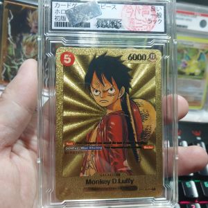 The Monkey D Luffy ST01 012 SR ONE PIECE Card Game kim loai nhom Start Deck Tặng kèm Top Loader 1459 NF7 7