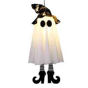 Horror Specter Hanging Ornament for Porch Yard Lighted LED Specter Hanging Hanging Decoration for Outdoor and Indoor