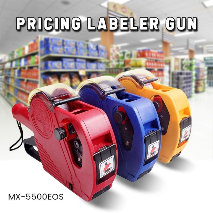 COD MX-5500 8 Digits Price tag Gun with 5000 Sticker Labels label Maker Pricing Gun Kit