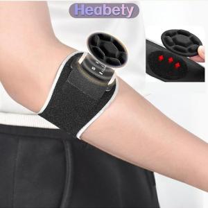 Heabety 1Pcs Compression Elbow Sleeve Women Men Tendinitis Arm Band Sports Elbow Protector Tennis Elbow Strap Pain Relief Golf