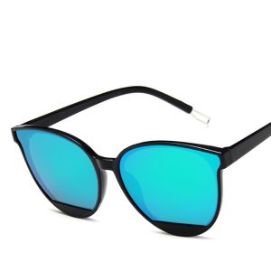 QUINT Vintage Large Frame Sunglasses Lightweight Trendy Multicolor Lenses Eyewear Fashion Jelly UV400 Sun Glasses Holiday