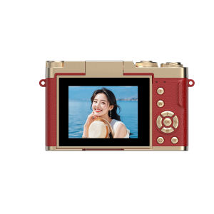 KEBETEME Digital Camera 48MP 1080P FHD Video Camera with 2.4" Flip Screen 16X Zoom LED Fill Light Compact Vlogging Camera for Beginners & Students