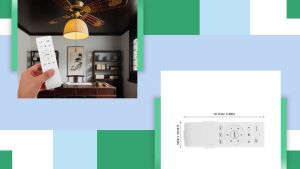 WH Ceiling Fan Light Remote Control Universal Accessory 1Pcs