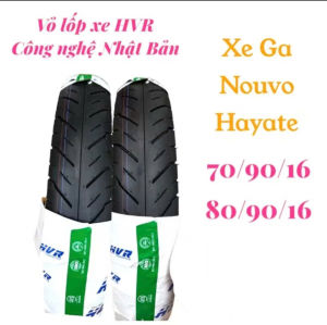 1 CẶP Vỏ Lốp Xe Nouvo Hayate Công nghệ Nhật Bản Loại Không Ruột