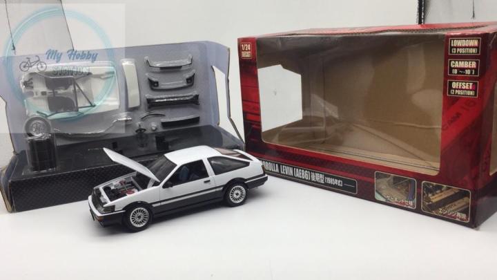 aoshima　DISM 1/24 corolla levin AE86 Aoshima 1/24 The Model Car Kit Toyota AE86 Corolla Levin GT