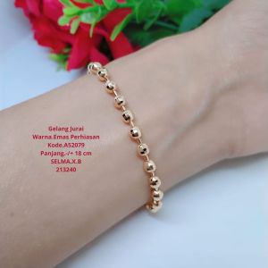 Gelang Juntai Perhiasan Aksesoris Lapis Emas 24k Anti Luntur Terbaru Terlaris