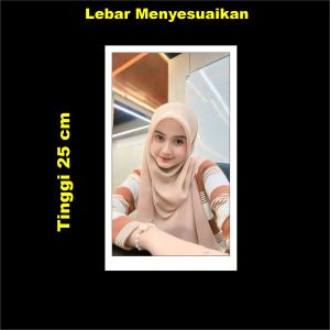 Cetak Poto stiker bisa Reques Poto sendiri anti gores anti sobek anti luntur