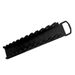 Space Saver Ergonomic Magnetic Plastic Tool Organizer Stand 12 Slot Wrench Storage Rack Compact Workshop Garage Solution