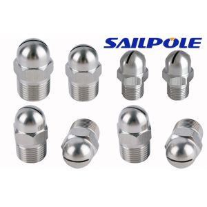 1/8" 1/4" Air Blowing Nozzle Stainless Steel Flat Fan Steam Spraying Water Spraying 0.2 0.3 0.6 0.8 1.1 1.6 2.3mm