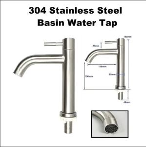 Oumu SUS304 Sink Faucet Basin Faucet For Bathroom/Kitchen/Laundry/Toilet Faucet Stainless Steel