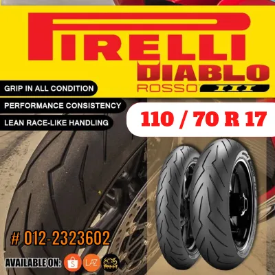 Tayar Tyre Pirelli Diablo Rosso 3 III R