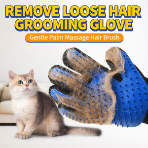 Pet Bath Massage Grooming Glove For Dogs And Cats/De-shedding Glove/Soft Massage/Comfortable Fit/Easy Cleaning/Pets Bath Tool