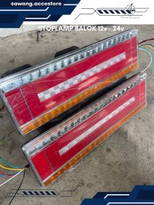 Stoplamp Lampu Belakang Balok Truk 24v 1 pasang kanan kiri