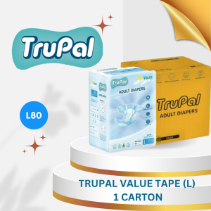 [𝐂𝐀𝐑𝐓𝐎𝐍 𝐏𝐔𝐑𝐂𝐇𝐀𝐒𝐄] Trupal Tape Value Standard Size M/L (10s) (8 Packs/Carton)