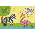 Usborne That' s Not My Zebra' Reading zebras and recognizing colors is not mine... Series of children's English Enlightenment hole books on paper 0-3 years old English original. 