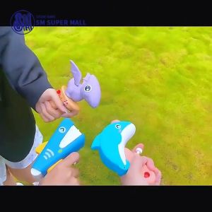 【SM Mall】Kids Mini Squirt Gun Water Toy for Toddler Boys Girls Summer Outdoor Beach Pool Party Bath Fun Small Handheld Spray Blaster Portable Easy Fill Large Capacity Cute Cartoon Design Non Toxic Safe for 2 3 4 5 Year Old
