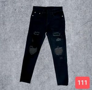 Quần jean nam đen rách khóa gối chất bò co giãn 4 chiều form skinny thiết kế phong cách thời trang trẻ trung mẫu mới TANBEO-SHOP