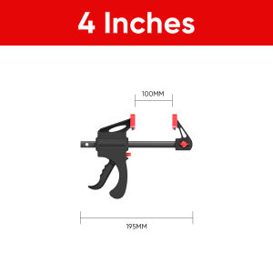 Mitsushi Quick Ratchet Bar Clamp 4" - 24"Quick Clamps F Clamp Wood Working Clamps Sets