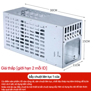 Lồng Bẫy Chuột Thông Minh Độ Nhạy Cao Tiện Dụng