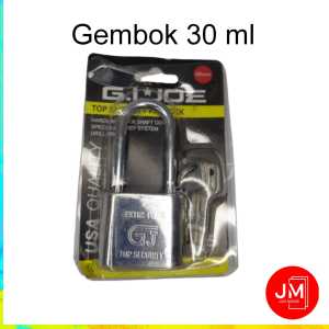 kunci gembok ukuran 30 leher pendek kunci bangkol anti maling COD