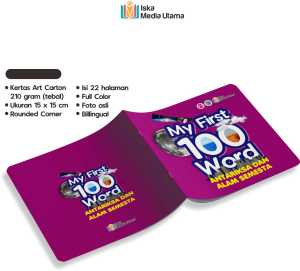BUNDLING Buku Bayi 100 Kata Pertamaku Binatang Kendaraan Buah Sayur Benda Sekitar Huruf Angka