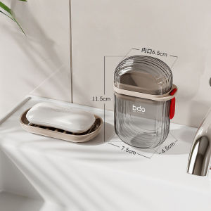 【Familiars】ที่ใส่สบู่ก้อนสำหรับพกพา กล่องสบู่ สองชั้น สําหรับใส่สบู่ สไตล์มินิมอล เหมาะกับการพกพาเดินทาง ตั้งแคมป์ เดินป่า