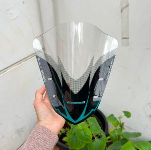 VISOR WINDSHIELD AEROX OLD AEROX NEW MODEL OVAL BLACK SERIES BAHAN FULL AKRILIK TEBAL 3 MILI PNP AEROX OLD AEROX NEW ZM55