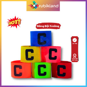 [1 Cái] Băng Đội Trưởng Đá Bóng Đá Banh Cao Cấp Captain C Độ Co Giãn Tốt Ôm Tay Thoải Mái Thể Thao