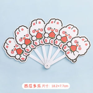 Cartoon Hand Fan Cute Foldable Student Gift Plastic Handheld Fan Kipas Lipat