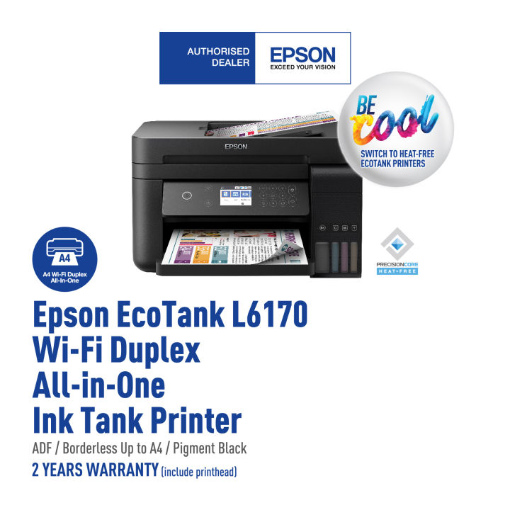 Epson L6270 Replacement Of L6170 All In One Wifi Ink Tank Printer Printscancopyduplex 0965