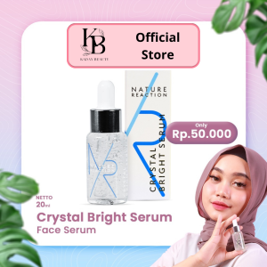 SERUM NATURE REACTION / SERUM NR CRYSTAL BRIGHT SERUM ORIGINAL BPOM 20 ML Nature Reaction - Crystal Bright Serum [New Packaging] Mencerahkan Wajah