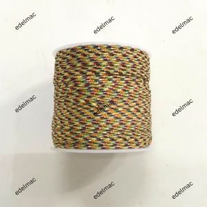 Tali Benang Giok Mix Colorful Cina Jade Thread for Jewelry Kur Shambala