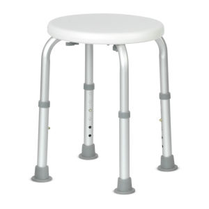 LZD  E-Commerce Aluminum Alloy Elderly round Bath Chair Bath Stool Bathroom Stool Personal Care Shower Chair Bath Stool