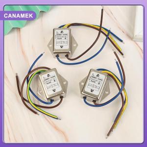 【CANAMEK】 CW1B-3A 6A 10A-L(040)Anti-interference AC 220V Power Supply Filter EMI Line Audio Purifier CW1B-10A-L
