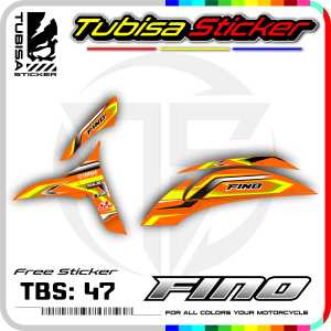 Sticker Striping Fino 125 - Stiker Striping Variasi Yamaha  Fino 125. TBS.47